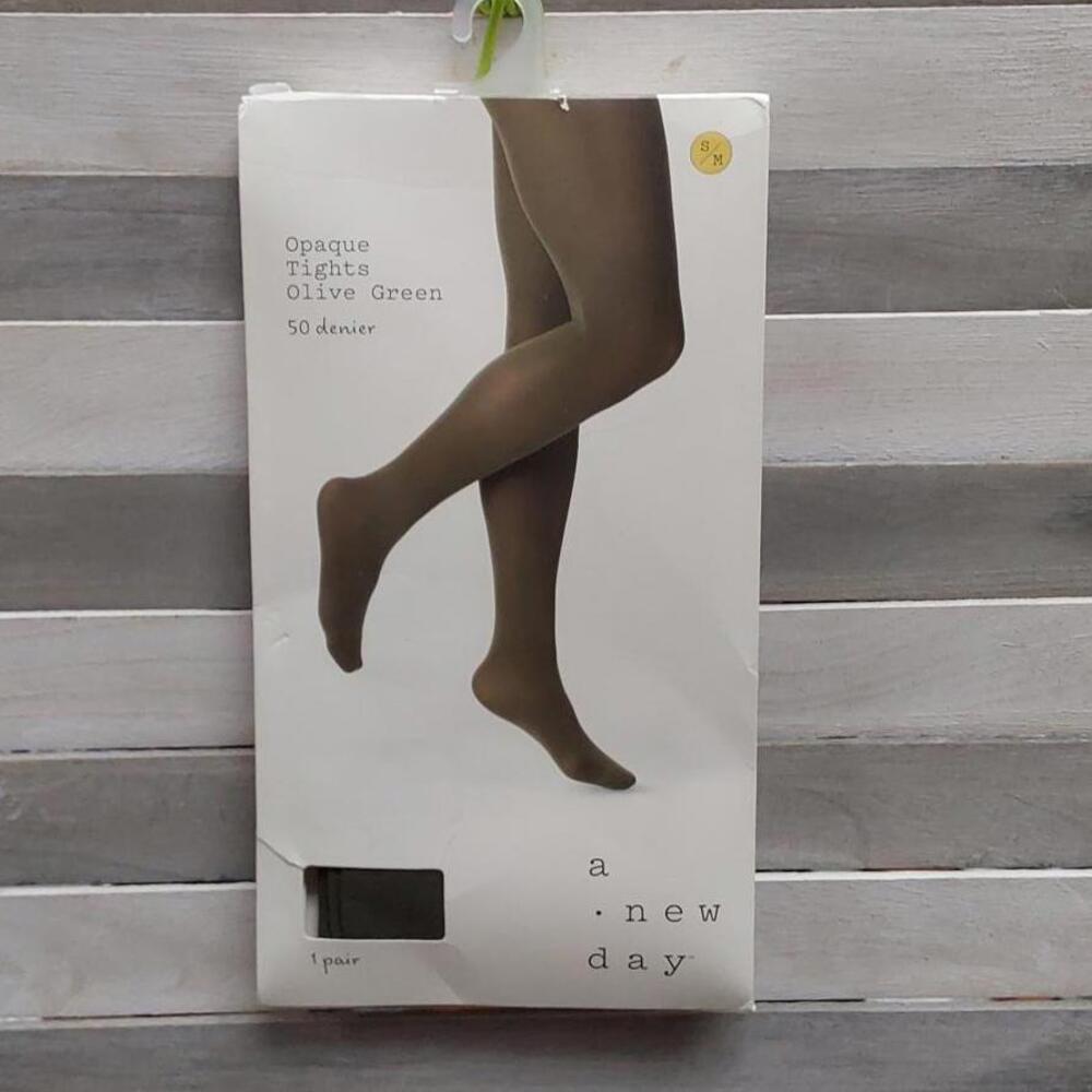 Women's 50D Opaque Tights | a New Day | Small / Medium